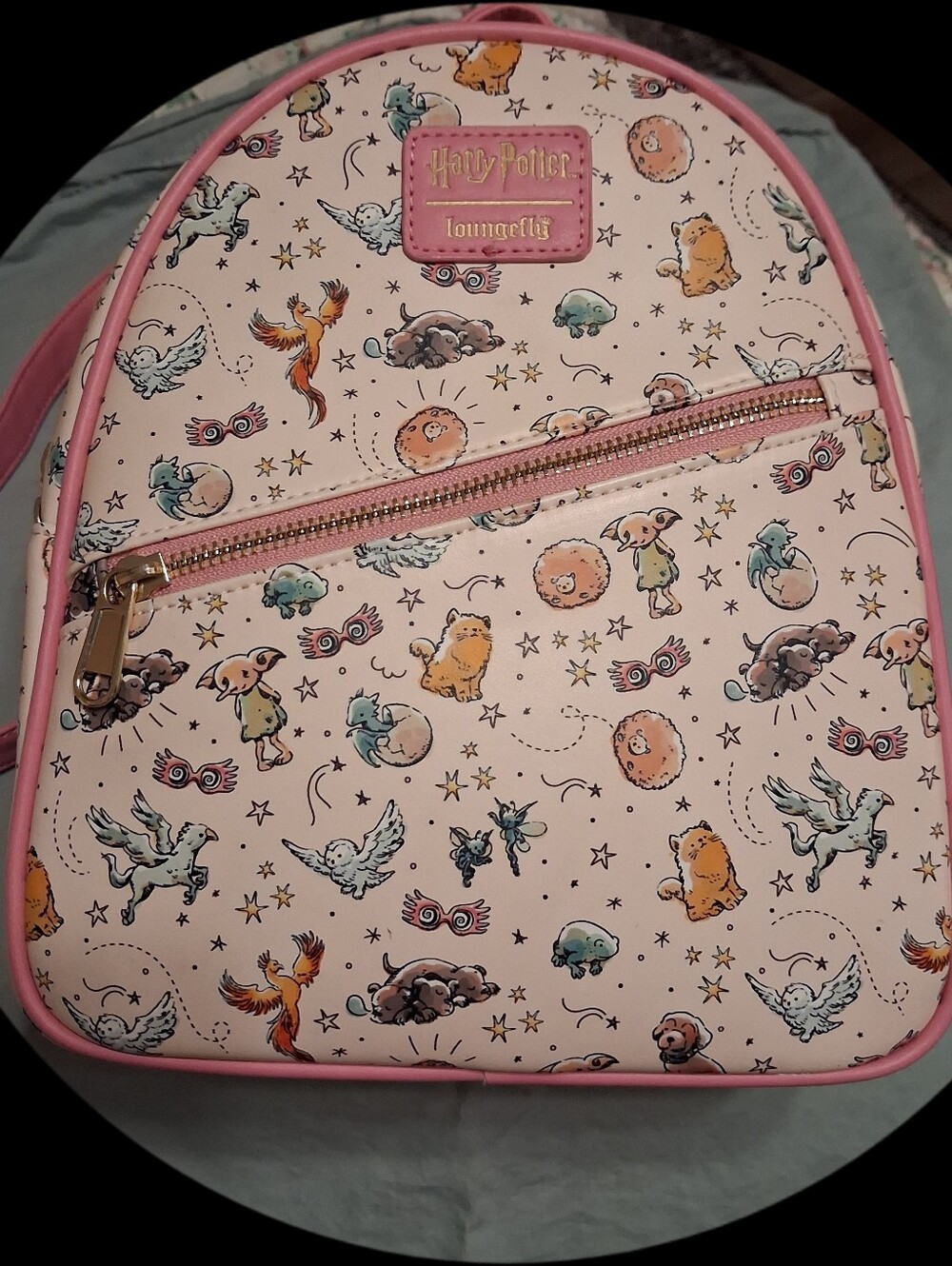 Loungefly Harry Potter Luna And Creatures Mini Backpack Used Condition